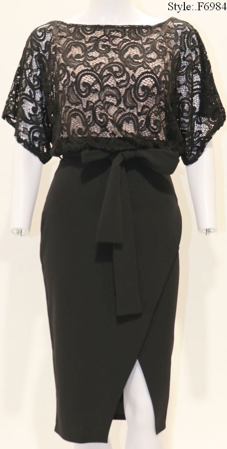 Lace Batwing Dress