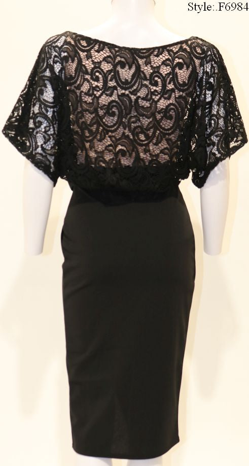Lace Batwing Dress
